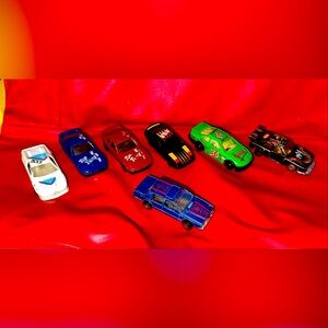 Lot of 7 Random Cars Unbranded China. Fair Condition
